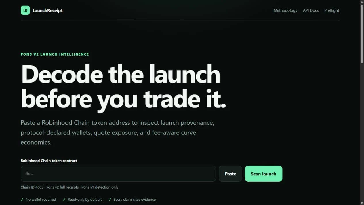 The scanner entry point · Public product interface