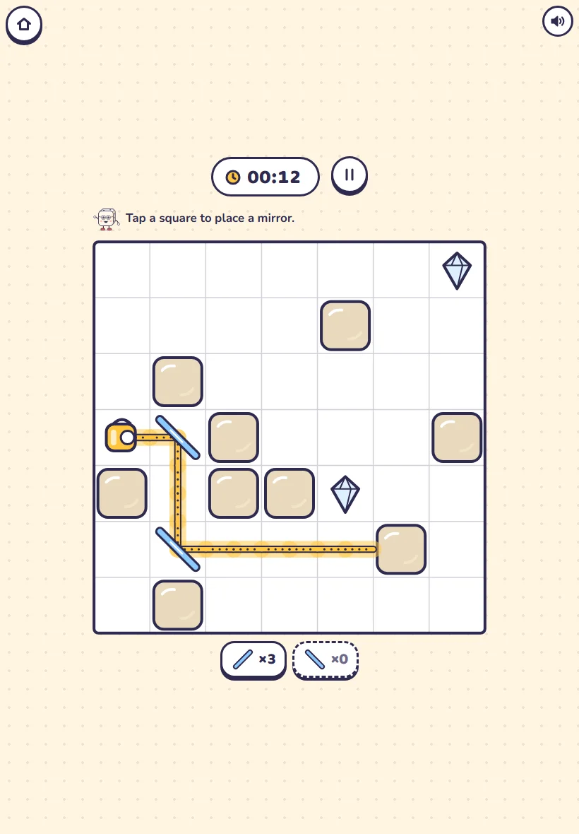 All Brain No Luck — Laser Path · Development build