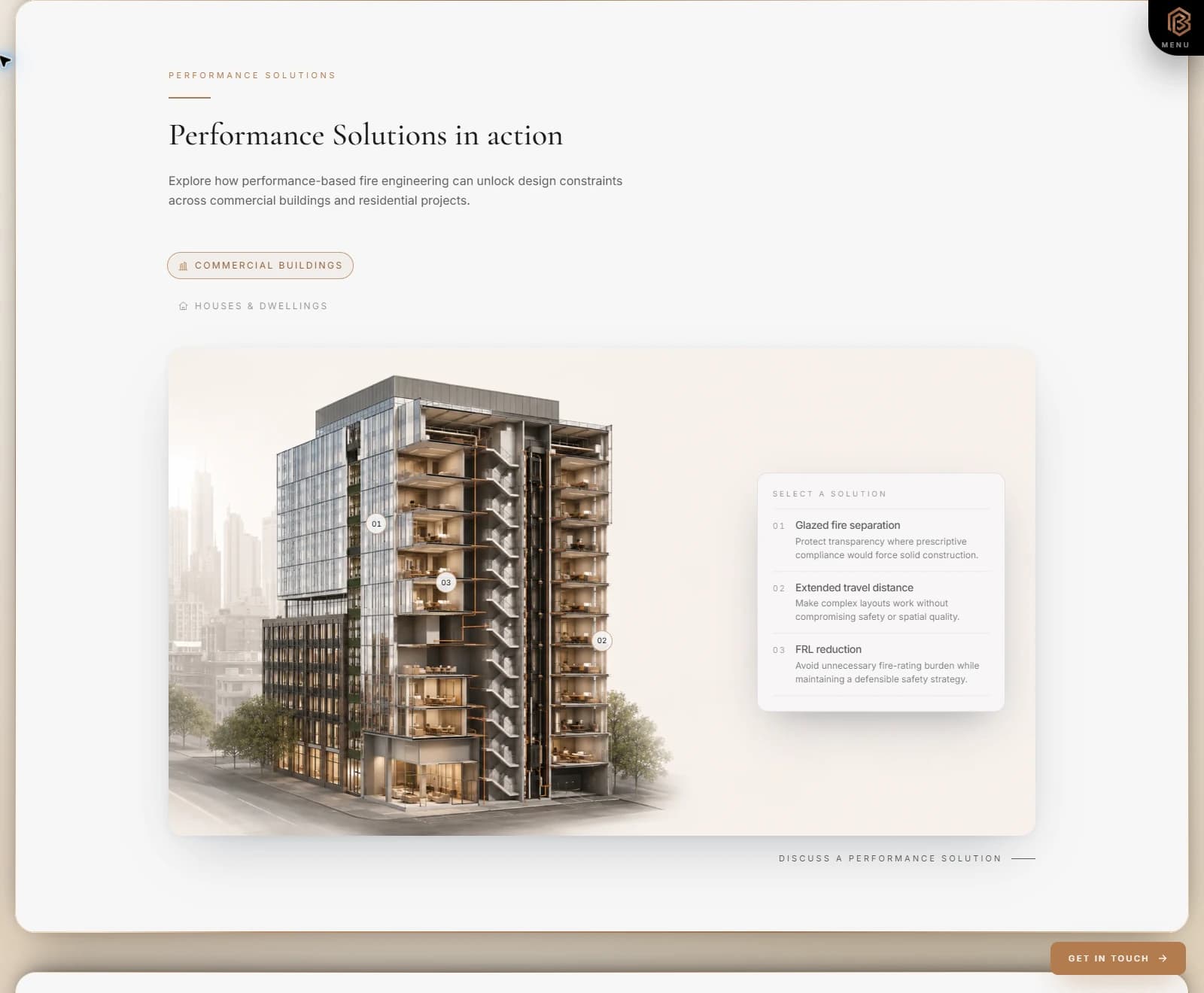 Beigman Engineering — Performance-solutions explorer