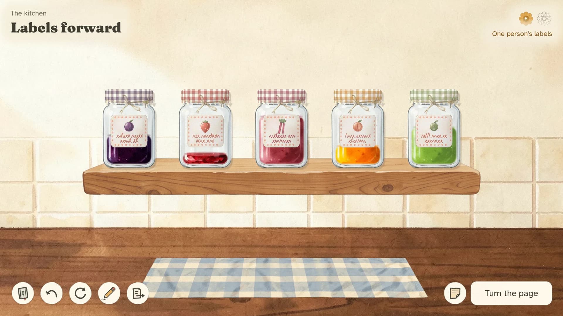 Oddly Orderly — Completed jar puzzle · Development build